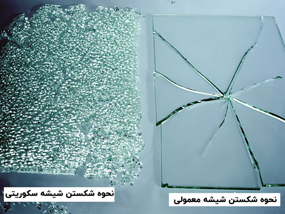 شکستن شیشه سکوریتی