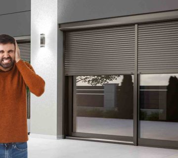 صدای بلند کرکره برقی