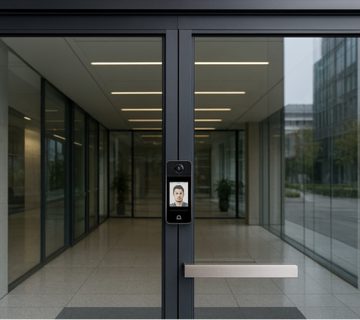 درب اتوماتیک با قابلیت تشخیص چهره